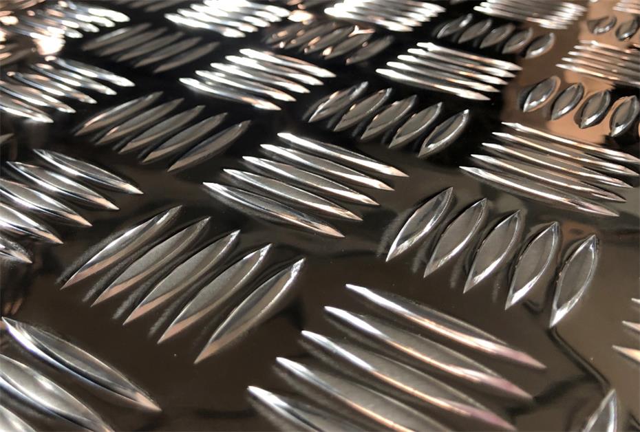 5052 patterned aluminum plate with five ribs
